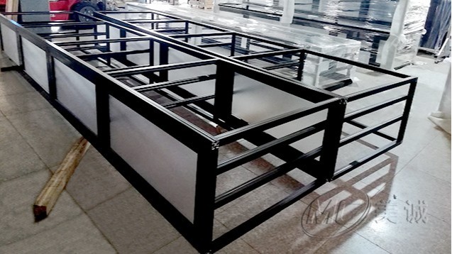 黑色鋁型材移動電纜框架 黑色鋁型材移動電纜框架