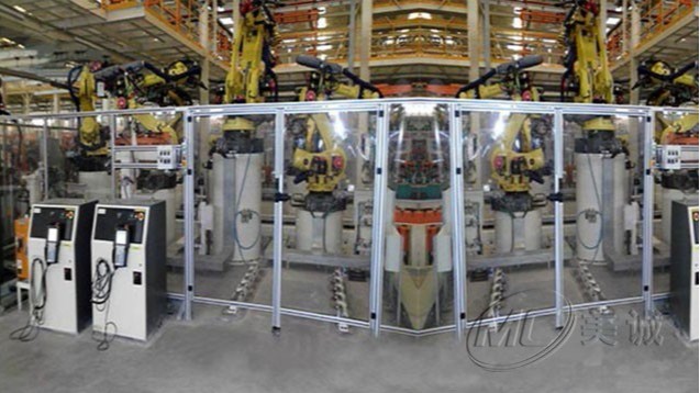 機(jī)器人防護(hù)圍欄 機(jī)器人防護(hù)圍欄