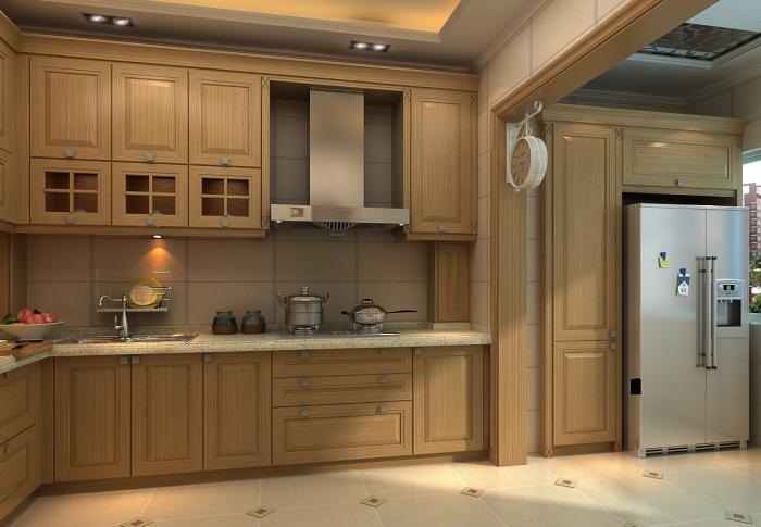 全鋁櫥柜-04（風(fēng)格：簡歐；顏色：黃橡）