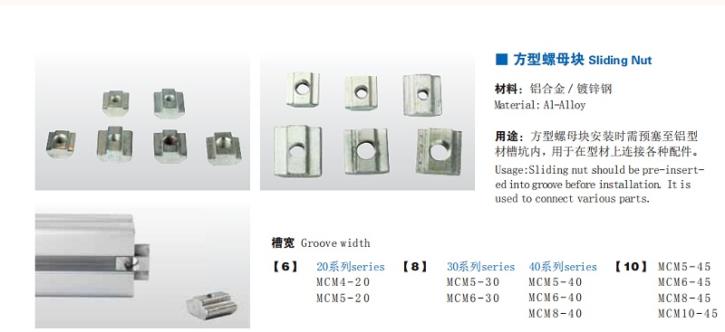 方母、規(guī)格、示范圖