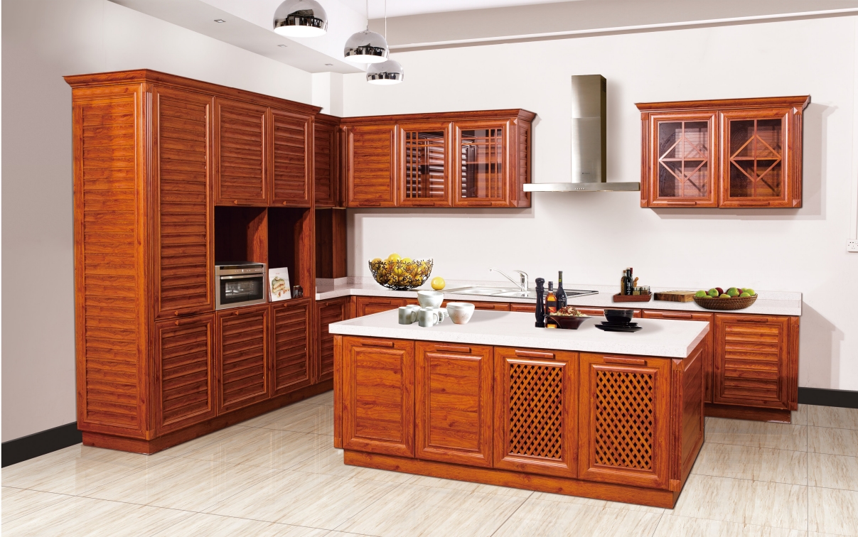 全鋁櫥柜-10（風(fēng)格：中式；顏色：金橡）