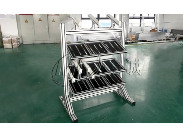 鋁型材<i style='color:red'>展示架</i>，材質(zhì)不止這一種